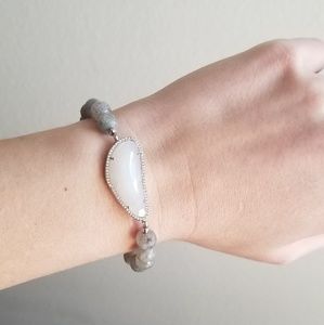Gemstone beaded Stackable Bracelet